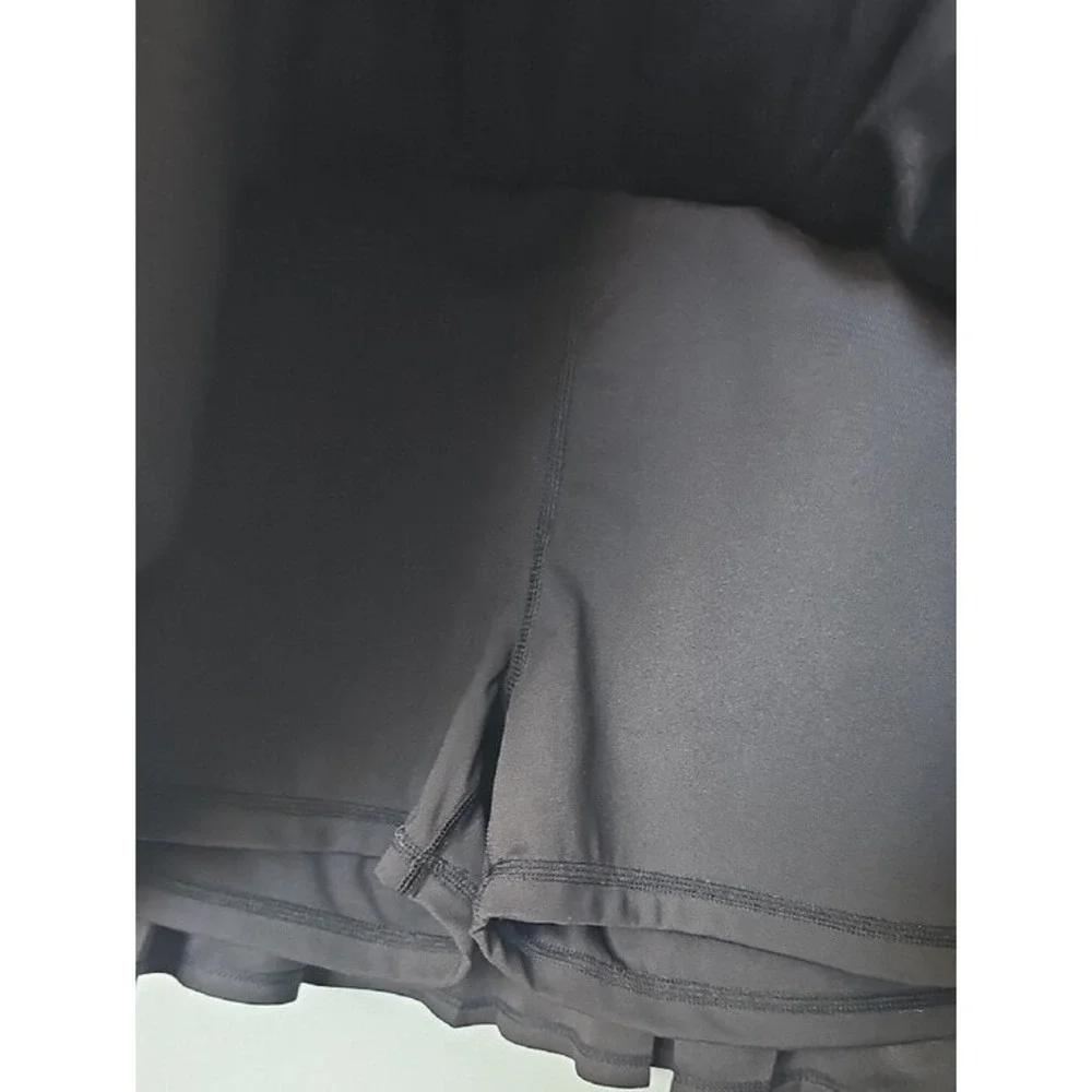 Love & Sports Pleated Tennis Skort Athleisure Activewear XXXL 22 Black